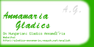 annamaria gladics business card